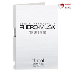 Пробник парфуми з феромонами чоловічі Aurora Phero-Musk White for men, 1 ml