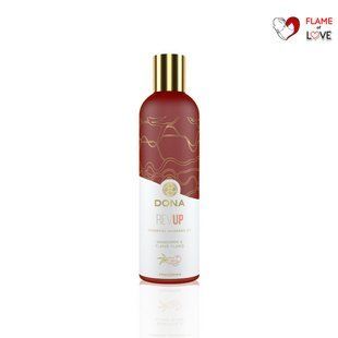 Натуральне масажне масло DONA Rev Up - Mandarin & Ylang YIang (120 мл) з ефірними маслами, One Size