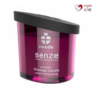 Масажна свічка Swede Senze, з ароматом жасмину та іланг-ілангу, 50 мл