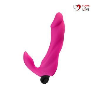 Вібратор вагінально-кліторальний Alive Bifun Pro, Pink, перезаряджуваний