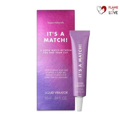 Рідкий вібратор Bijoux Indiscrets Clitherapy Liquid Vibrator &ndash; IT'S A MATCH