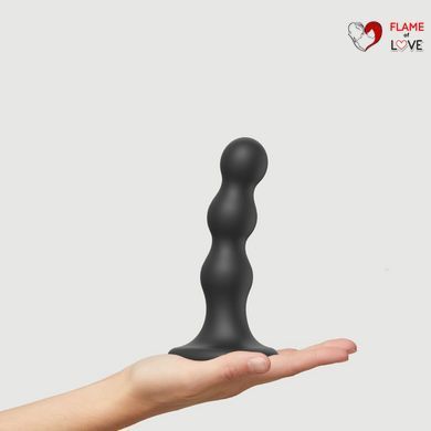 Насадка для страпона Strap-On-Me Dildo Plug Balls Black M