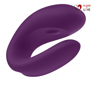 Смарт-вібратор для пар Double Joy колір: фіолетовий Satisfyer (Німеччина)
