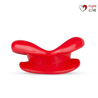 Силіконова капа-розширювач для рота у формі губ / капа-губи XOXO Blow Me A Kiss Mouth Gag - Red