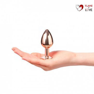 Металева анальна пробка із прикрасою у вигляді кристалу Dorcel - Diamond Plug M