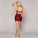 Еротична бордова сукня, One Size Red - 2