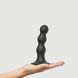 Насадка для страпона Strap-On-Me Dildo Plug Balls Black M - 2
