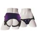 Трусы для страпона Sportsheets - Lush Strap On Purple, широкий бархатистый пояс, очень комфортные - 3