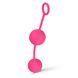 Вагінальні кульки зі зміщеним центром ваги Love Balls With Counterweight - Pink - 4