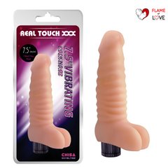 Вібратор Chisa Real Touch 7.5 Vibrating Cock No.02