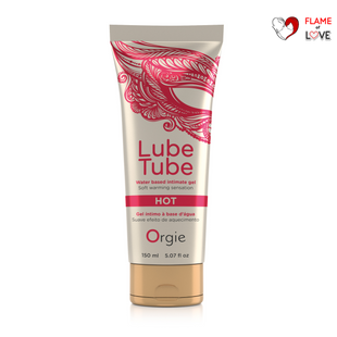 Зігріваюча змазка (лубрикант) LUBE TUBE HOT, 150 мл ORGIE