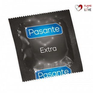 Презервативи потовщені Pasante Extra Condoms з додатковим лубрикантом, 52 мм (ціна за 6 шт.)