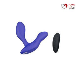 Смарт-вібромасажер простати We-Vibe Vector+ ROYAL BLUE, пульт ДК, регульований кут нахилу
