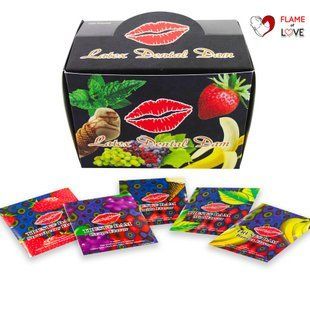 Набір латексних серветок Latex Dental Dams Assorted 100 шт