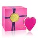 Вібратор-сердечко Rianne S: Heart Vibe Rose, 10 режимів, медичний силікон, подарункове паковання - 1