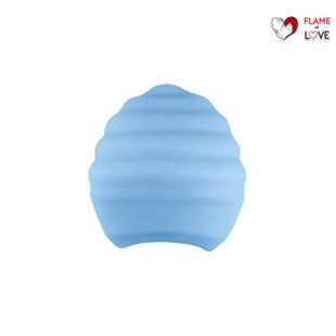 Мастурбатор-яйце Wooomy Wigggler Mini Masturbator, дуже ніжний, пробник лубриканту Amorean 1 мл