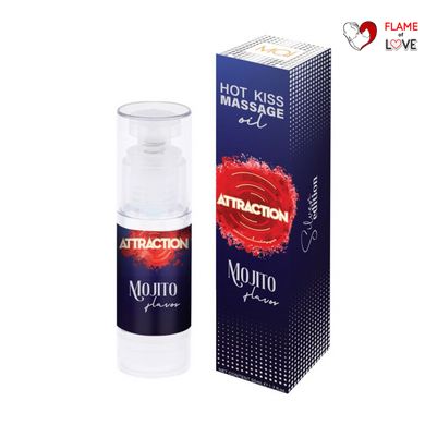 Їстівна масажна олія MAI Attraction Mojito Hot Kiss (50 мл)