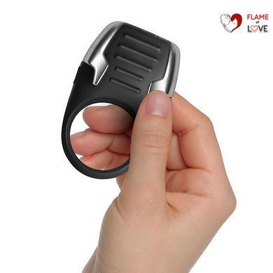Стильное эрекционное виброкольцо Rocks Off Xerus C Ring, магнитная зарядка, до 3-х часов работы