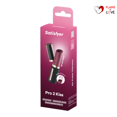 Вакуумний стимулятор клітора Pro 2 Kiss Satisfyer (Німеччина)