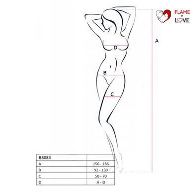 Сексуальний боді з вирізами Passion BS083 white