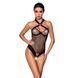 Сітчастий боді з халтером Passion Amanda Body S/M, black - 1