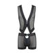 Комплект чоловічої білизни на шнурівці Passion 053 SET WILLIAM L/XL Black, жилет, боксери - 5