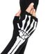 Рукавички без пальців Leg Avenue Skeleton Fingerless Gloves, чорні, O/S - 2