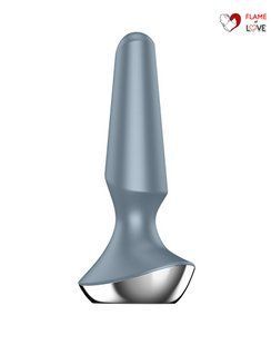 Анальна смарт-вібропробка Satisfyer Plug-ilicious 2 Ice Blue