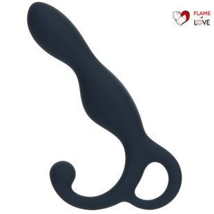 Масажер простати Lux Active LX1 Anal Trainer 5.75&Prime;, Dark Blue, віброкуля в комплекті