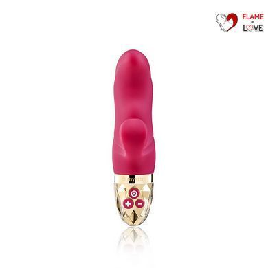 Вібратор-кролик Mystim Hop Hop Bob Fuchsia, потужний мотор, 8 режимів