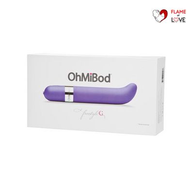 (SALE) Музыкальный вибратор OhMiBod - Freestyle :G Music Purple, стимуляция точки G, беспроводной