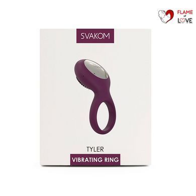 Ерекційне кільце з вібрацією Svakom Tyler Violet