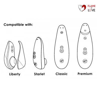 Змінні насадки Womanizer Premium, Eco, Classic, Liberty, Starlet 2, фіолетовий, розмір L