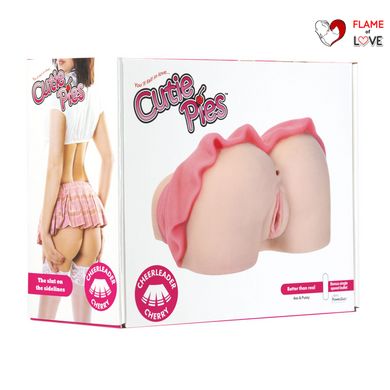 Мастурбатор-вагіна та попка CutiePies, Cheerleader Cherry, Vagina & Ass Masturbator глибина 17,8 см