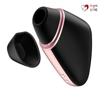 Вакуумний стимулятор клітора Satisfyer Love Triangle Sucking, чорний
