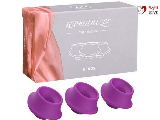 Змінні насадки Womanizer Premium, Eco, Classic, Liberty, Starlet 2, фіолетовий, розмір L