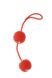 Кульки Вагінальні MARBILIZED DUO BALLS-RED, Червоний - 1