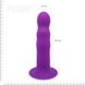 Двошаровий ділдо з вібрацією Adrien Lastic Hitsens 3 Purple, відмінно для страпона, діаметр 4 см, до - 2