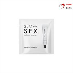 Пробник Bijoux Indiscrets Sachette Oral Sex Balm - SLOW SEX (2 мл)