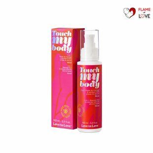 Масажний гель і змазка 2в1 Love To Love TOUCH MY BODY Monoi (100 мл) зволожувальний