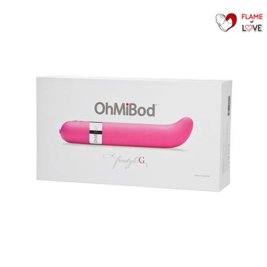 (SALE) Музыкальный вибратор OhMiBod - Freestyle :G Music Pink, стимуляция точки G, беспроводной