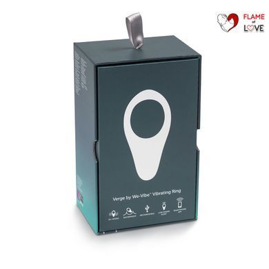 Смарт-віброкільце під одяг VERGE BY WE-VIBE SLATE, охоплює пеніс та мошонку, 10 режимів