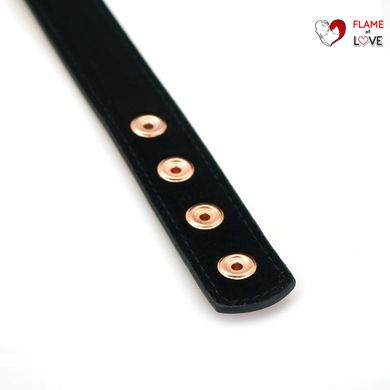 Нашийник із затискачами для сосків Liebe Seele Rose Gold Memory Collar with Nipple Clamps