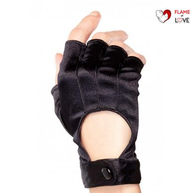 Рукавички без пальців чорні Leg Avenue Fingerless Motercycle Gloves O/S
