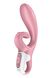 Смартвібратор-кролик Satisfyer Hug Me Pink, 2 мотори, діаметр 4,2см, широка кліторальна частина - 2