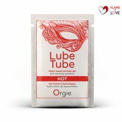 ПРОБНИК зігріваюче мастило для сексу "LUBE TUBE HOT" Orgie 2 мл