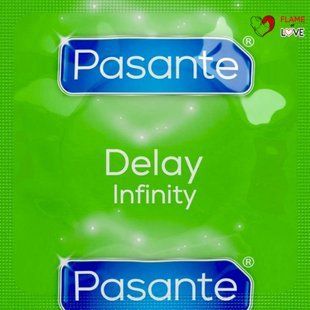Презервативи з пролонгацією Pasante Delay Infinity латексні (ціна за 12 шт)