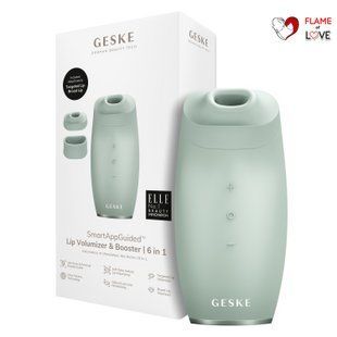 Пристрій для збільшення об'єму губ GESKE Lip Volumizer&Booster 6в1 green, One Size