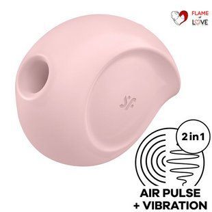 Вакуумний кліторальний стимулятор із вібрацією Satisfyer Sugar Rush Rose