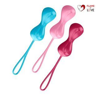 Вагінальні кульки Satisfyer Power Balls (3 пари)